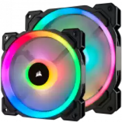 Corsair LL Series, LL140 RGB, 140mm Dual Light Loop RGB LED PWM Fan, Single Pack