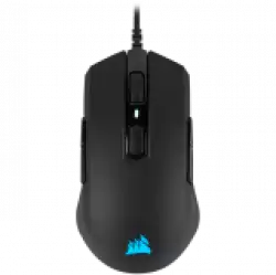 Corsair M55 RGB PRO Ambidextrous Multi-Grip Gaming Mouse, Black, Backlit RGB LED, 12400 DPI, Optical (EU version)