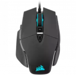 CORSAIR M65 RGB ULTRA, Backlit RGB LED, Optical, Silver ALU, Black