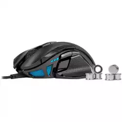 Corsair NIGHTSWORD RGB, Performance Tunable FPS/MOBA Gaming Mouse, Black, Backlit RGB LED, 18000 DPI, Optical (EU version)