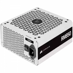 Corsair RM Series (2021), White, RM850, 850 Watt, 80 PLUS GOLD Certified, Fully Modular Power Supply, EU Version