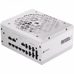 CORSAIR RM1000x Shift White, 1000 Watt, 80 PLUS GOLD, Fully Modular