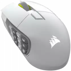 CORSAIR SCIMITAR ELITE WIRELESS SE Gaming Mouse, Wireless, White, 33000 DPI, Optical