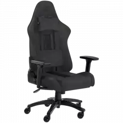 CORSAIR TC100 RELAXED Gaming Chair, Fabric - Grey and Black