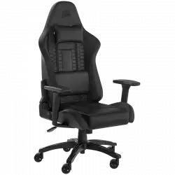 CORSAIR TC100 RELAXED Gaming Chair, Leatherette - Black