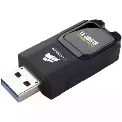 Corsair Flash Voyager Slider X1 USB 3.0 64GB, Capless Design, Read 130MBs, Plug and Play