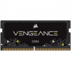 CORSAIR VENGEANCE DDR4 32GB 1x32GB 3200MHz SODIMM Unbuffered 22-22-22-53 Black PCB 1.2V