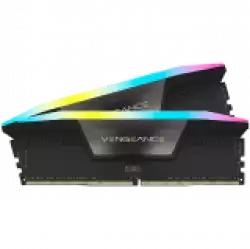 CORSAIR VENGEANCE RGB 32GB 2x16GB DIMM DDR5 6400MT/s Unbuffered 32-40-40-84 Std PMIC XMP 3.0 Black Heatspreader 1.4V