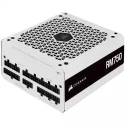 CORSAIR White, RM750, 750 Watt, 80 PLUS GOLD Certified, Fully Modular