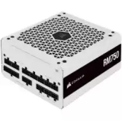 CORSAIR White, RM750, 750 Watt, 80 PLUS GOLD Certified, Fully Modular