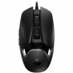 COUGAR AirBlader, Gaming Mouse, PixArt PMW3389 Optical gaming sensor, 16 000 DPI, 2000Hz Poling Rate, 50M gaming switches, 6 Programmable Buttons, 62G Extreme Lightweight Design, Ultraflex Cable, PTFE Skates, BOUNCE-ON System