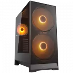 COUGAR AIRFACE 180 PC Case, Mid Tower, Black