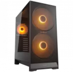 COUGAR AIRFACE 180 PC Case, Mid Tower, Black                          