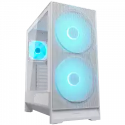 COUGAR AIRFACE 180 PC Case, Mid Tower, White                          