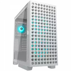 COUGAR AIRFACE ECO RGB PC Case, Mid Tower, White