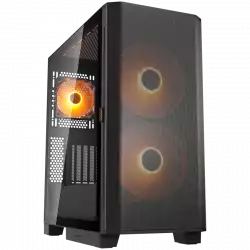 COUGAR AIRFACE FLO RGB PC Case, Mid Tower, Black                          