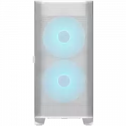 COUGAR AIRFACE FLO RGB PC Case, Mid Tower, White