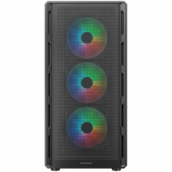 COUGAR AIRFACE PURE RGB PC Case, Mid Tower, Black