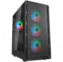 COUGAR AIRFACE PURE RGB PC Case, Mid Tower, Black