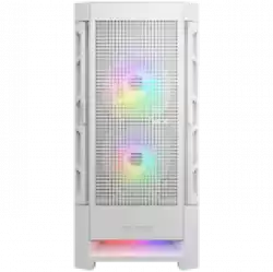 COUGAR Airface RGB White, Mid Tower, 2x 140 1x120 ARGB Fans, RGB Button,  4mm Tempered Glass, Mini ITX / Micro ATX / ATX / CEB/ E-ATX, USB 3.0 x 2, USB 2.0 x 1, 4 Pole Headset Audio Jack x1