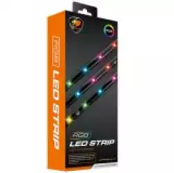 COUGAR ARGB LED STRIP, 15 LED Lights, 1.5W LED Power Consumption, Light strip, Only 5V RGB addressable lighting headers from compatible motherboards are supported; DO NOT connect the strip to a 12V connector!