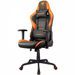 COUGAR Armor Elite Gaming Chair, Adjustable Design, Breathable PVC Leather, Class 4 Gas Lift Cylinder, Full Steel Frame, 2D Adjustable Arm Rest, 160º Reclining, Adjustable Tilting Resistance