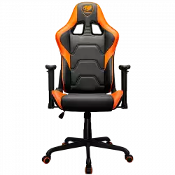 COUGAR Armor Elite Gaming Chair, Adjustable Design, Breathable PVC Leather, Class 4 Gas Lift Cylinder, Full Steel Frame, 2D Adjustable Arm Rest, 160º Reclining, Adjustable Tilting Resistance