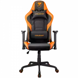 COUGAR Armor Elite Gaming Chair, Adjustable Design, Breathable PVC Leather, Class 4 Gas Lift Cylinder, Full Steel Frame, 2D Adjustable Arm Rest, 160º Reclining, Adjustable Tilting Resistance