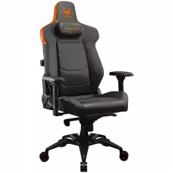 COUGAR Armor EVO, Gaming Chair, Integrated 4-way lumbar support, Magnetic neck pillow memory foam, Breathable PVC leather, Full steel frame for sturdy support, 4D adjustable armrest, 5-star base and extra-size wheels, Support up to 160kg