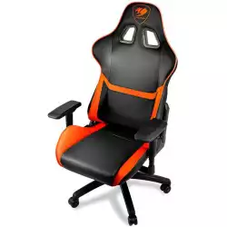 COUGAR Armor Gaming Chair, Piston Lift Height Adjustment,180º Reclining,Adjustable Tilting Resistance,3D Adjustable Arm Rest,Full Steel Frame,Ultimate Quality: Class 4 Gas Lift Cylinder