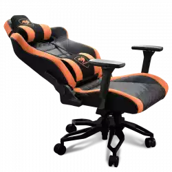 COUGAR Armor Titan PRO, Gaming chair, Suede-Like Texture, Body-embracing High Back Design, Breathable Premium PVC Leather, Memory Head Pillow & Lumbar Pillow, 170º Reclining, 4D Adjustable Arm Rest, Class 4 Gas Lift Cylinder