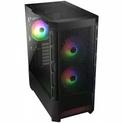 COUGAR AIRFACE RGB PC Case, Mid Tower, Black
