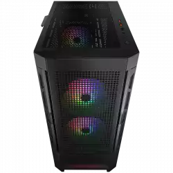 COUGAR AIRFACE RGB PC Case, Mid Tower, Black