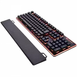 COUGAR Core, Hybrid Mechanical Gaming Keyboard (20 Million Keystrokes), 8 backlight effects, 19 Anti-ghosting keys, 140(L) X 448(W) X 43(H) mm, 0.8kg, Palmrest