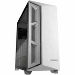 COUGAR Dark Blader X5 White, Mid-Tower, Mini ITX / Micro ATX / ATX / CEB / E-ATX, 220 x 486 x 468 (mm), USB 3.0 x 1, USB 2.0 x 2, Mic x 1 / Audio x 1, Reset Button, Transparent Left Panel, 120mm x 1 (Black Rear fan x 1 pre-installed)