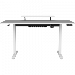 COUGAR E-STAR 140 Electrical Gaming Desk, White