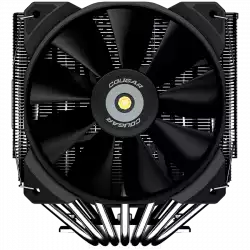 COUGAR Forza 135, 6mm Heat pipe, Nickel Plated Copper Base, 1x MHP120 Fan, 1x MHP140-A Fan, Screwdriver Included, Elegant Pipe Caps,128x140x160mm, Intel LGA 115X/1366/1200/1700/2011/2066, AMD AM5/AM4/FM2/FM1/AM3+/AM3/AM2+/AM2