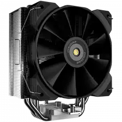 COUGAR Forza 50, 6mm Heat pipe, Nickel Plated Copper Base, 1x MHP120 Fan, Screwdriver Included, Elegant Pipe Caps, 50x135x155mm, Intel LGA 115X/1366/1200/1700/2011/2066, AMD AM5/AM4/FM2/FM1/AM3+/AM3/AM2+/AM2