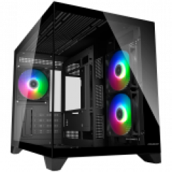 COUGAR FV150 Mini RGB PC Case, Mid tower, Black
