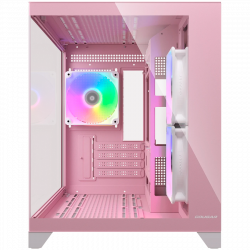 COUGAR FV150 Mini RGB PC Case, Mid tower, Pink
