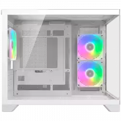 COUGAR FV150 Mini RGB PC Case, Mid tower, White                          