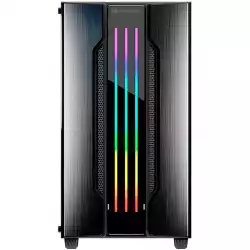 COUGAR Gemini M - Iron-gray, Mini ITX / Micro ATX Case, USB3.0x1, USB2.0 x 1, Mic x 1 / Audio x 1, RGB Control Button, 2X3.5