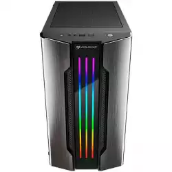 COUGAR Gemini M - Iron-gray, Mini ITX / Micro ATX Case, USB3.0x1, USB2.0 x 1, Mic x 1 / Audio x 1, RGB Control Button, 2X3.5