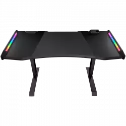 COUGAR Mars Pro 150 - Convenient Display Extension, Dual-sided RGB Lighting Effects, High-strength Welded Steel Frame, 1533x771(mm), USB 3.0 Type-A x2/USB 3.0 Type-C x1/Type-C Monitor Extension/Audio Jacks x2/RGB button