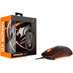 COUGAR MINOS XC GAMING GEAR COMBO, Mouse Minos XC + Mouse Pad Speed XC, Mouse: ADNS-3050 Optical gaming sensor, 4000 DPI, 1000Hz Polling Rate, 128KB On-board Memory, LED Backlight, Mouse pad: Thickness 3 (mm), Cloth/Nature Rubber, 260(W) X 210(L)mm