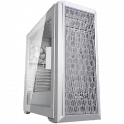 COUGAR MX330-G Pro White, Mid Tower, Mini ITX/Micro ATX/ATX, Type-C, USB 3.0 x 2, USB 2.0 x 1, Audio/Mic 3.5mm jack x 1, 120mm pre-installed fan, Tempered glass, 209 x 495 x 475 (mm)