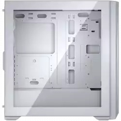 COUGAR MX330-G Pro White, Mid Tower, Mini ITX/Micro ATX/ATX, Type-C, USB 3.0 x 2, USB 2.0 x 1, Audio/Mic 3.5mm jack x 1, 120mm pre-installed fan, Tempered glass, 209 x 495 x 475 (mm)