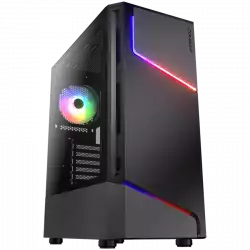 COUGAR MX360 RGB, Mid Tower, 1x120 ARGB Fan, RGB Button, Tempered Glass, Mini ITX / Micro ATX / ATX , USB 3.0 x 2, USB 2.0 x 1, Mic x 1 / Audio x 1