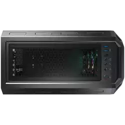COUGAR MX440-G RGB, Mid-Tower, Mini ITX/Micro ATX/ATX, 215x505x424(mm), USB 3.0 x 2, USB 2.0 x 1, Mic x 1 / Audio x 1, RGB Button, 4mm Tempered Glass Front and Left Panel, 120mm ARGB Fans x 3 pre-installed, Maximum Number of Fans: 6