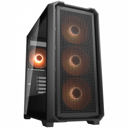 COUGAR MX600 Mini V2 PRO PC Case, Mini Tower, Black                          